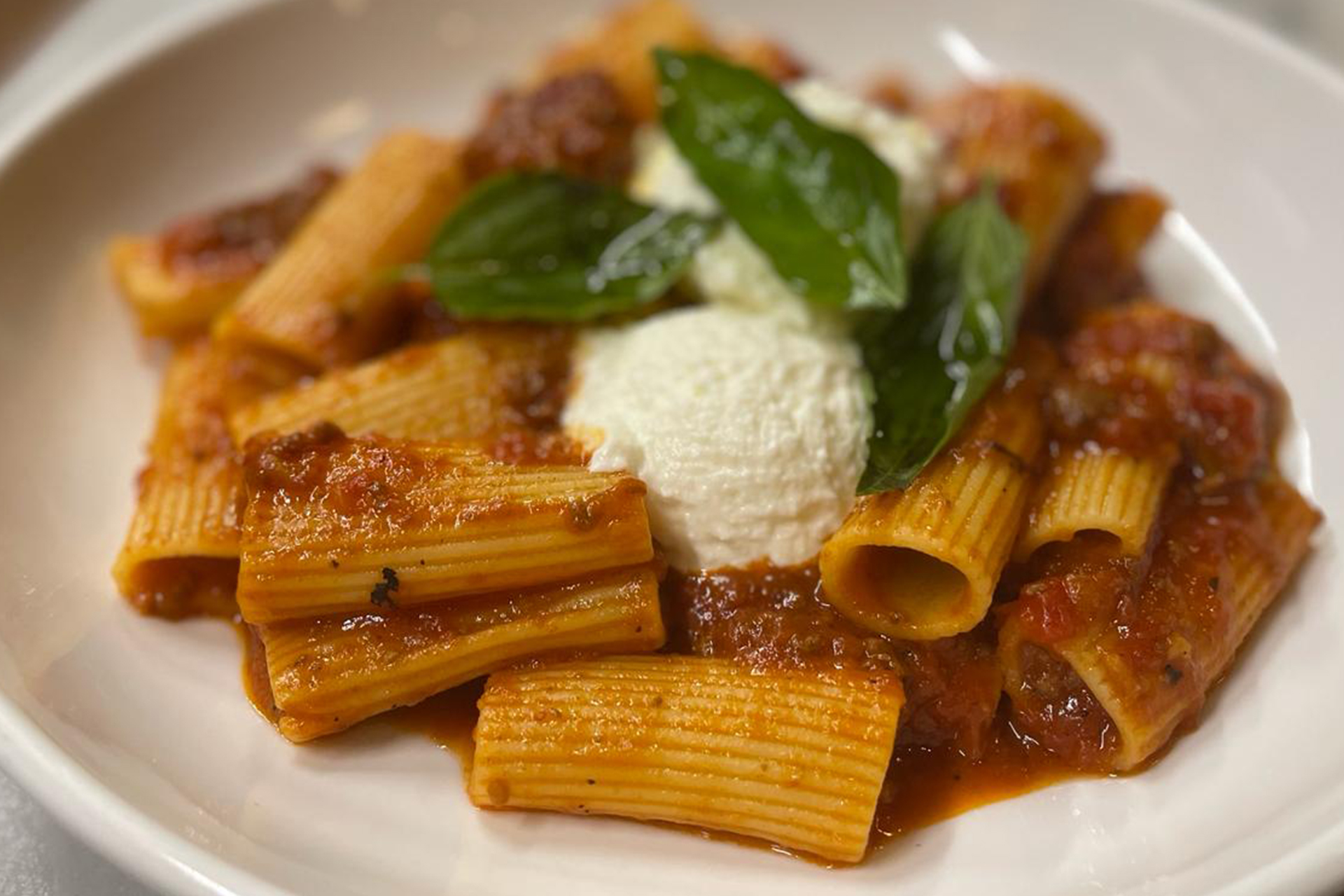 Rigatoni Bolognese $25.95